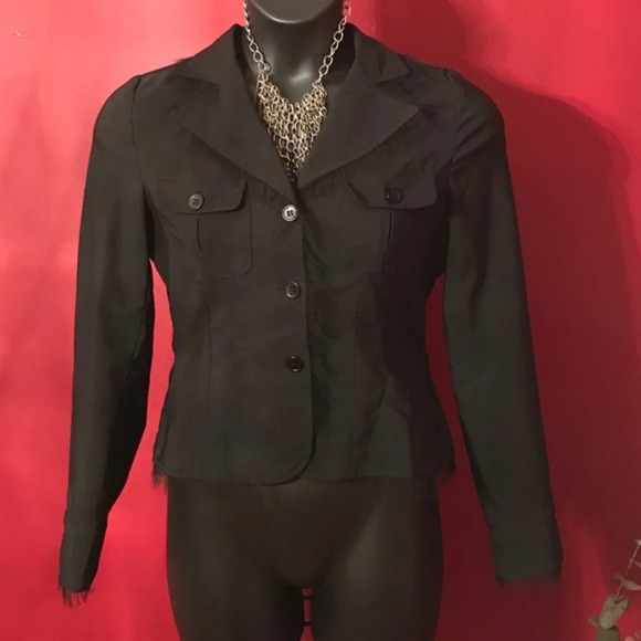 CHESLEY Jackets & Blazers - CHESLEY FRINGE JACKET SIZE M